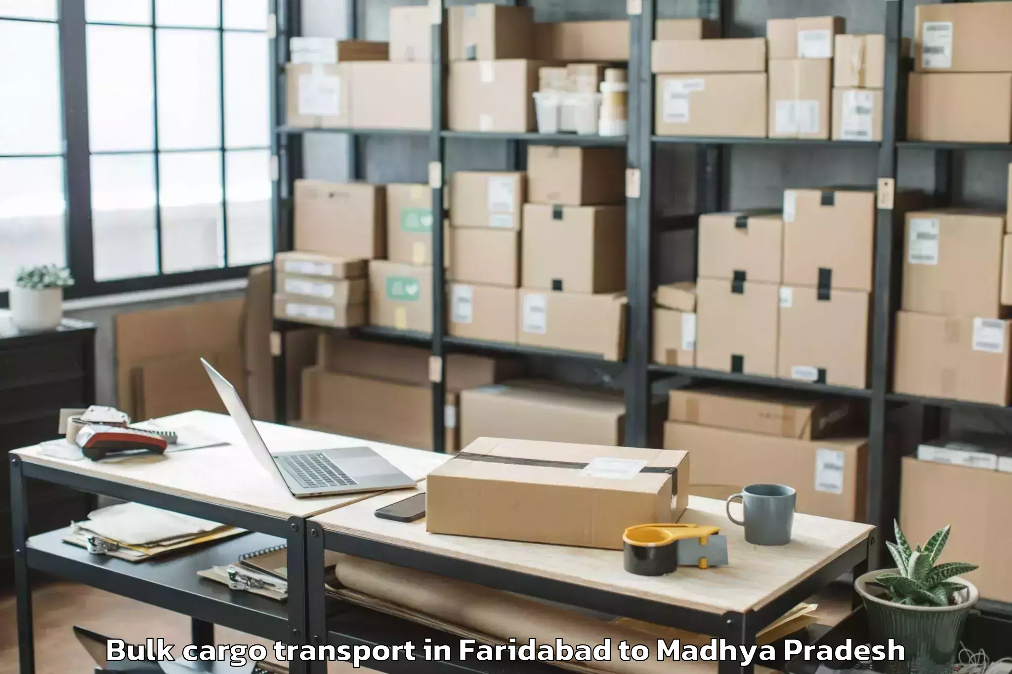 Hassle-Free Faridabad to Multhan Bulk Cargo Transport